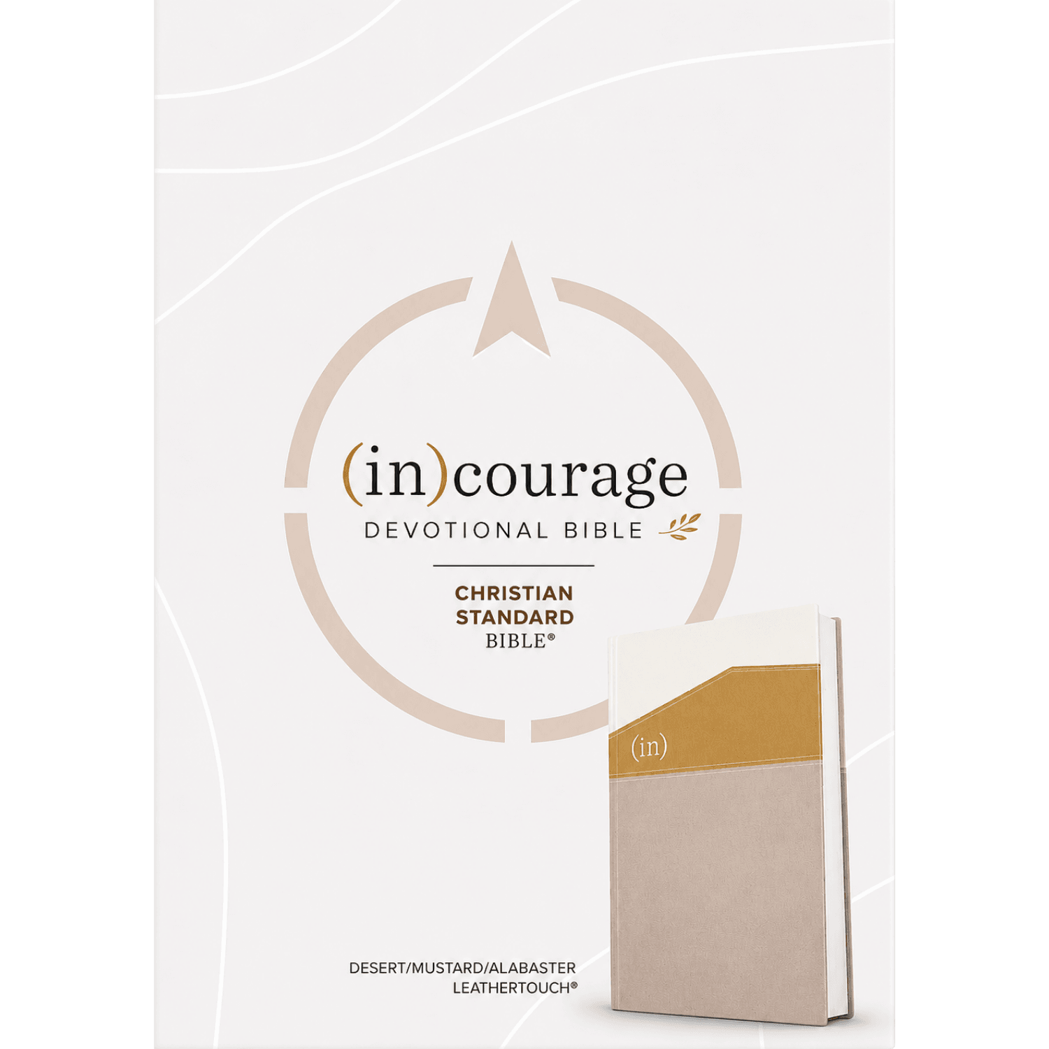 CSB (in)courage Devotional Bible, Desert/Mustard/Alabaster LeatherTouch