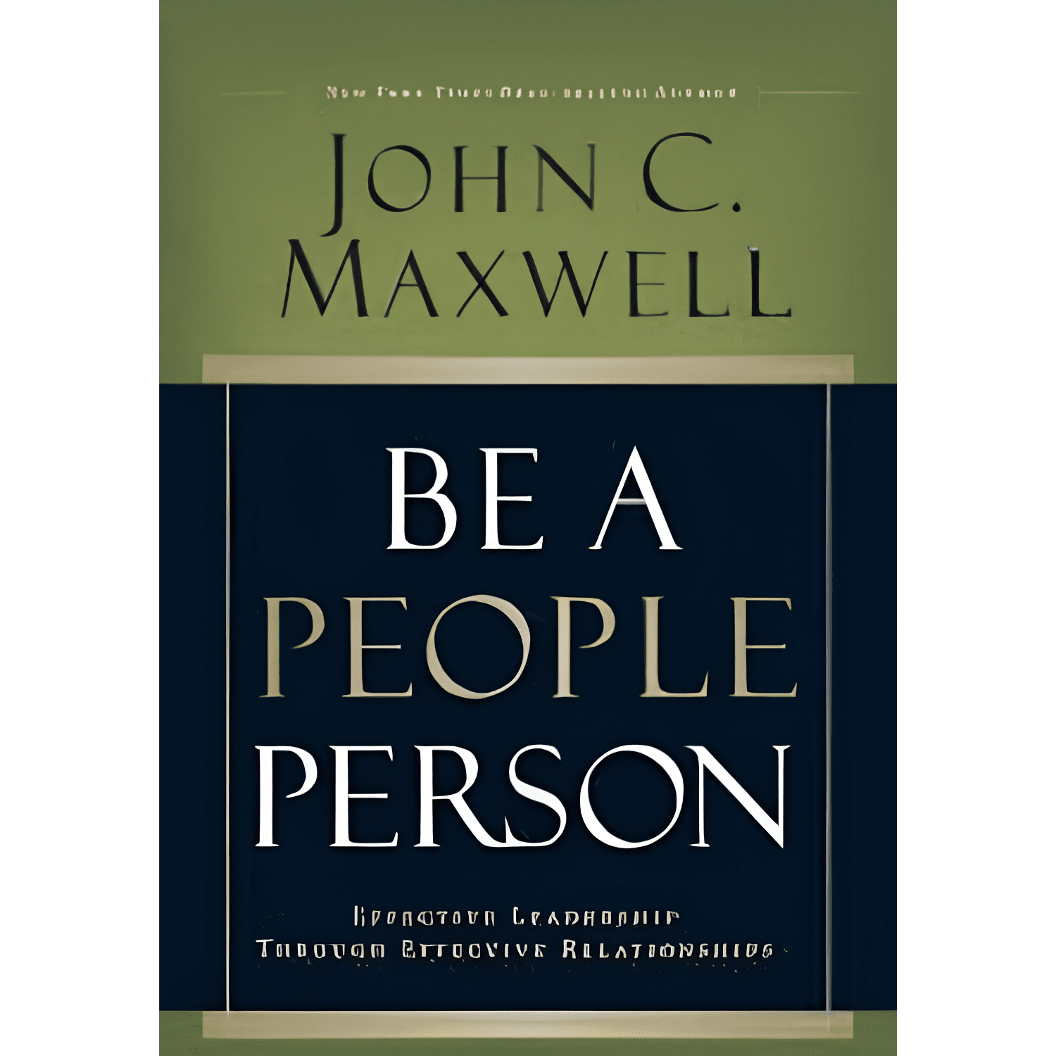 Be A People Person
