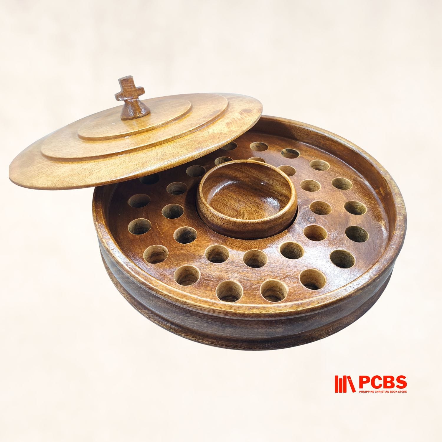 Communion Wood Tray Big Single 2 In 1