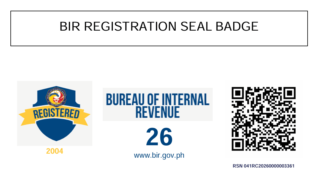 BIR Registration Seal Badge