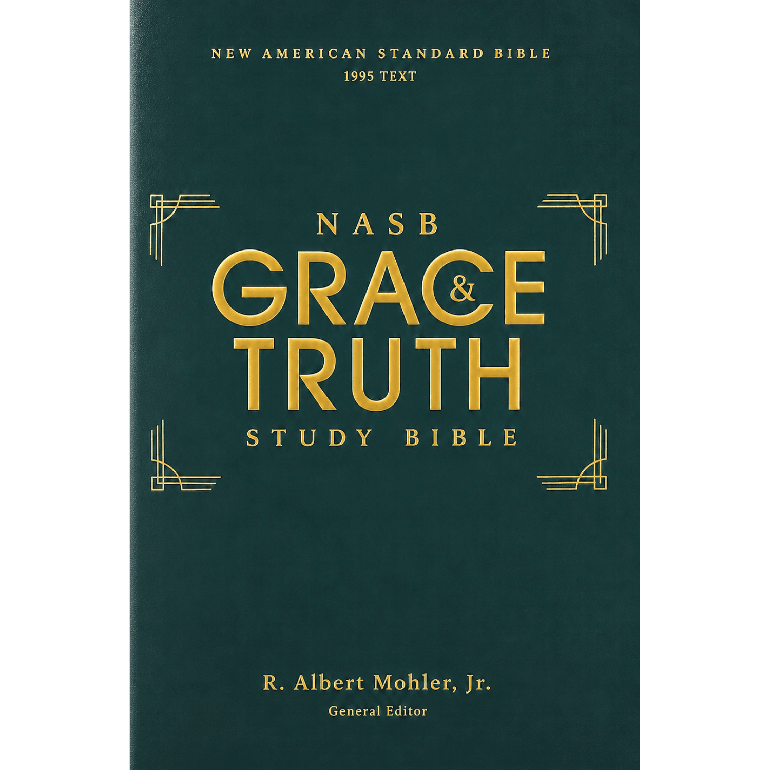 NASB, The Grace and Truth Study Bible, Hardcover, Green, Red Letter, 1995 Text, Comfort Print