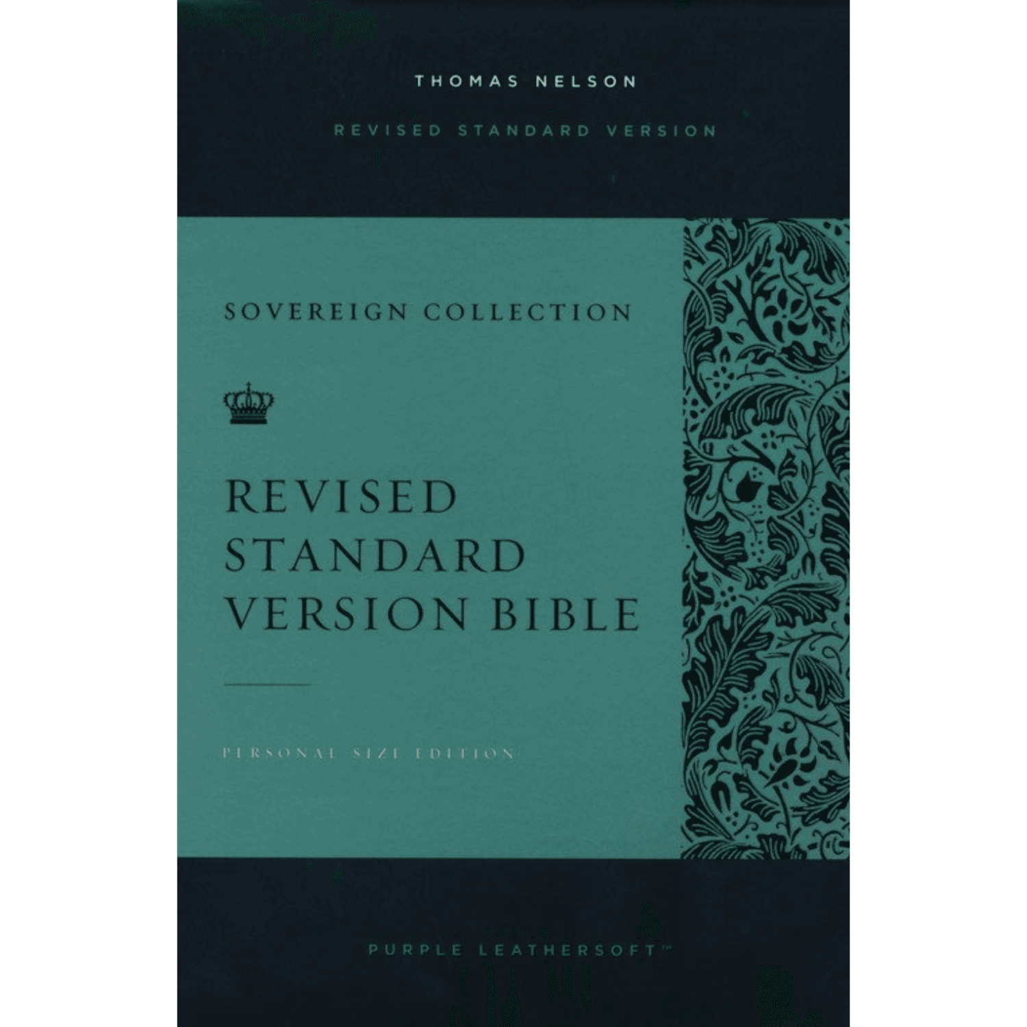 RSV Personal Size Bible with Cross References, Purple Leathersoft, (Sovereign Collection)