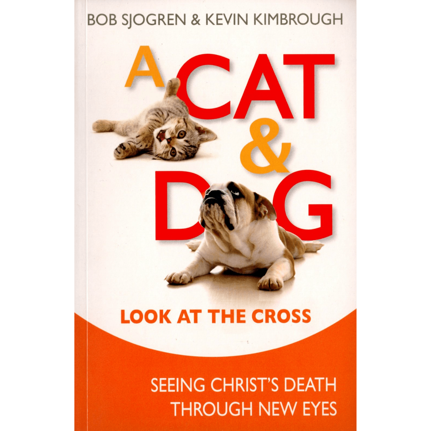 A Cat And Dog Look At The Cross